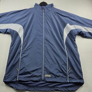 Easton Mens 3XL Navy‎ Blue Full Zip Mesh Lined Windbreaker Baseball Jacket